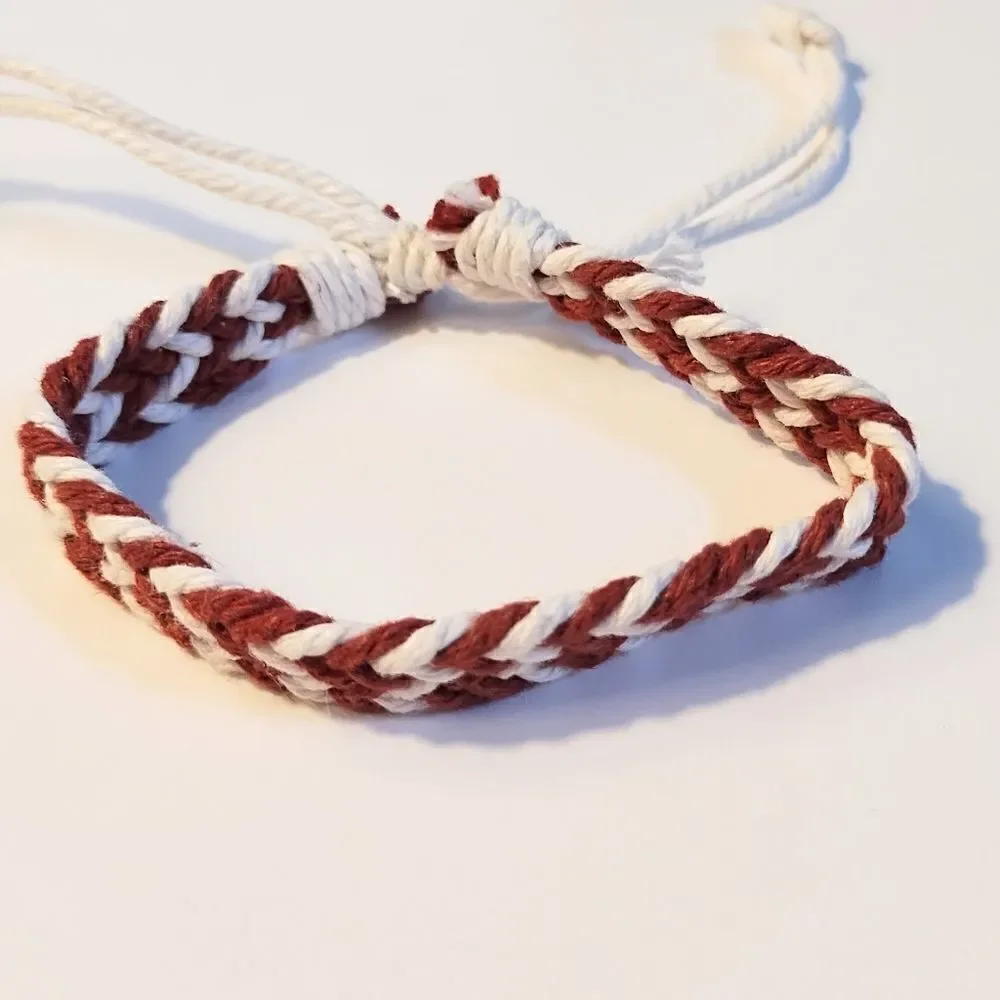 Men's bracelet braided rope new d8
